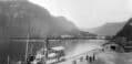 FRA CA. 1890: Gammelt bilde fra Lastein, der Dalen brygge ligger.