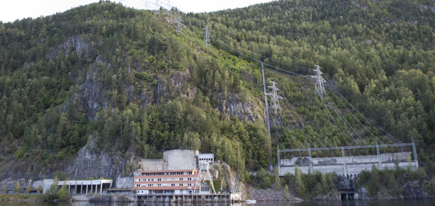 I FJELLET: Tokke kraftverk ligger inne i fjellet.