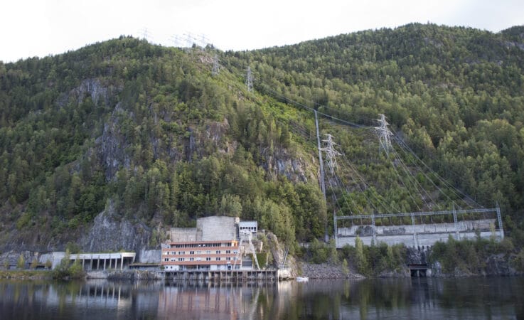 I FJELLET: Tokke kraftverk ligger inne i fjellet.