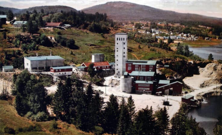 1950-TALLET: AS Norsk Bergverk, Søve gruver